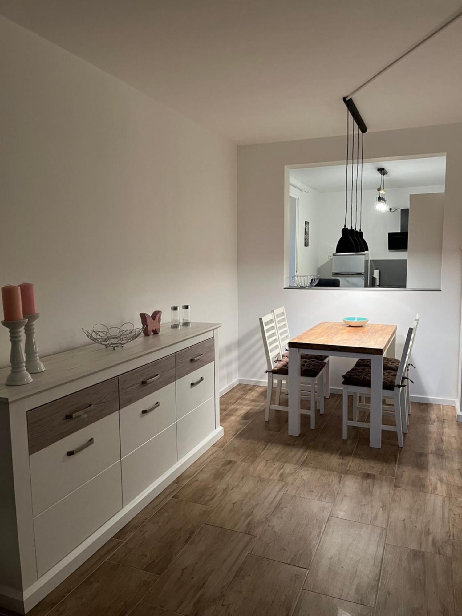 Wunderschoene Ferienwohnung Mit Balkon Auf Dem Bauernhof Greven Eksteriør billede
