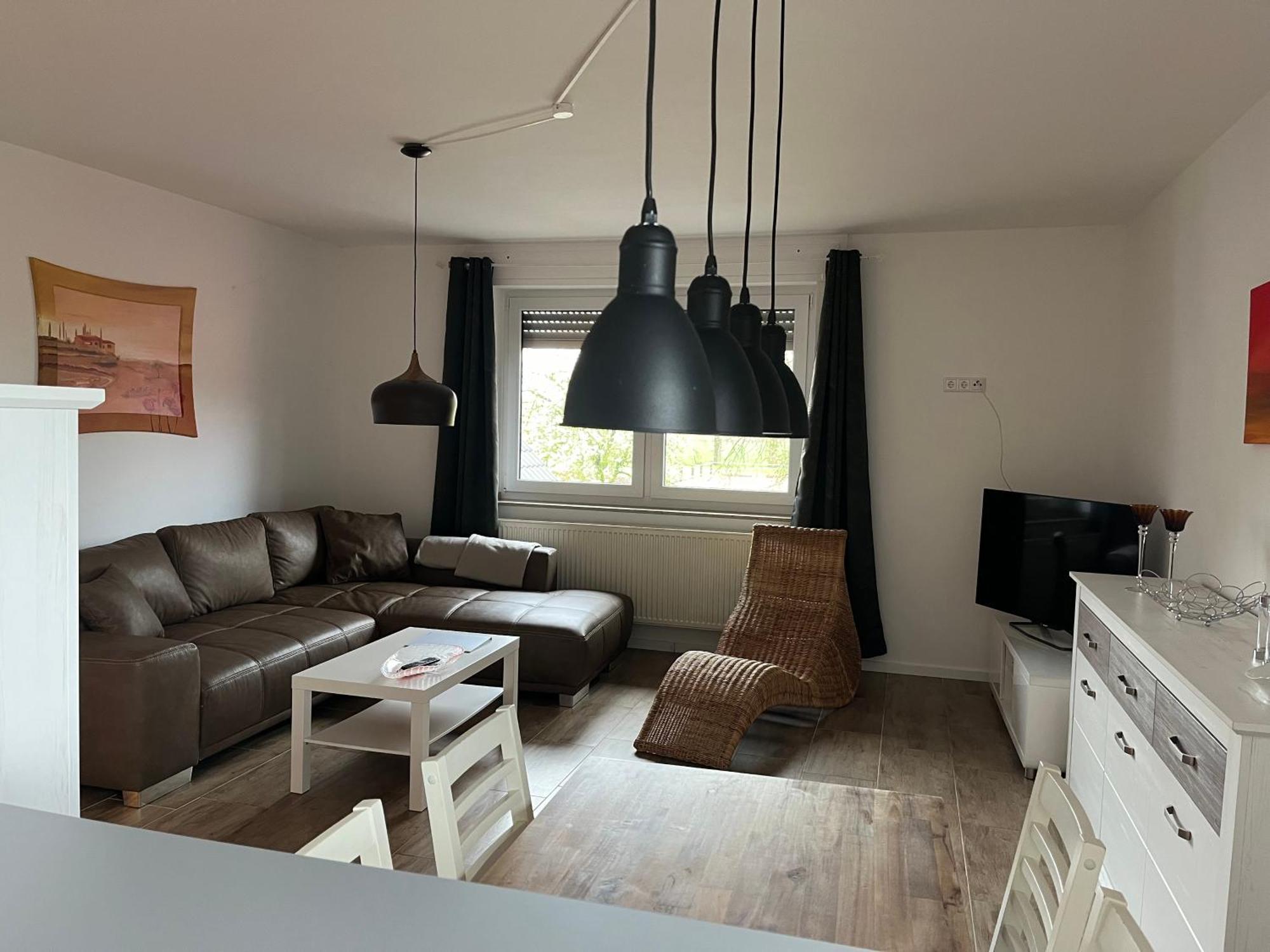 Wunderschoene Ferienwohnung Mit Balkon Auf Dem Bauernhof Greven Eksteriør billede