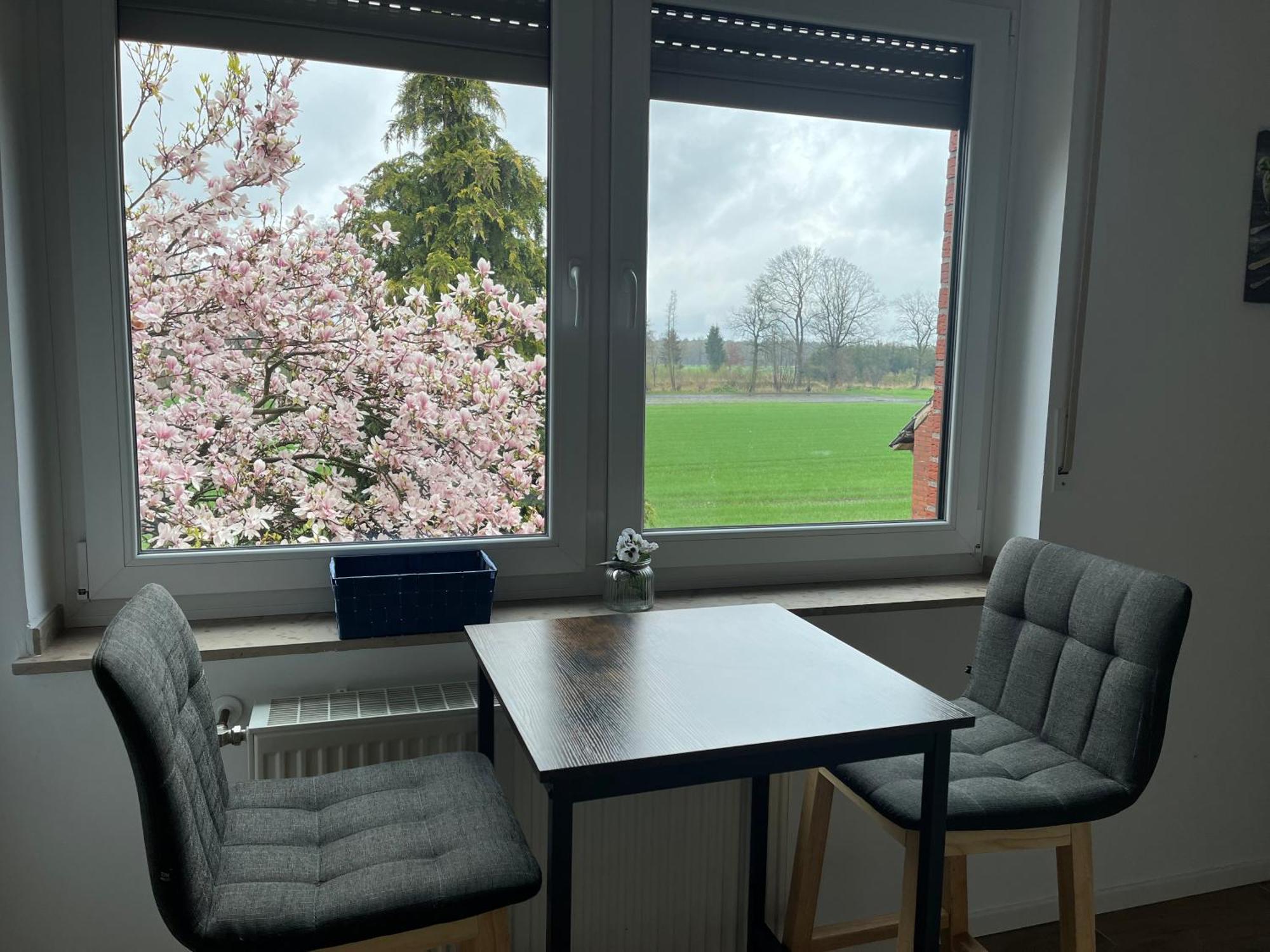Wunderschoene Ferienwohnung Mit Balkon Auf Dem Bauernhof Greven Eksteriør billede
